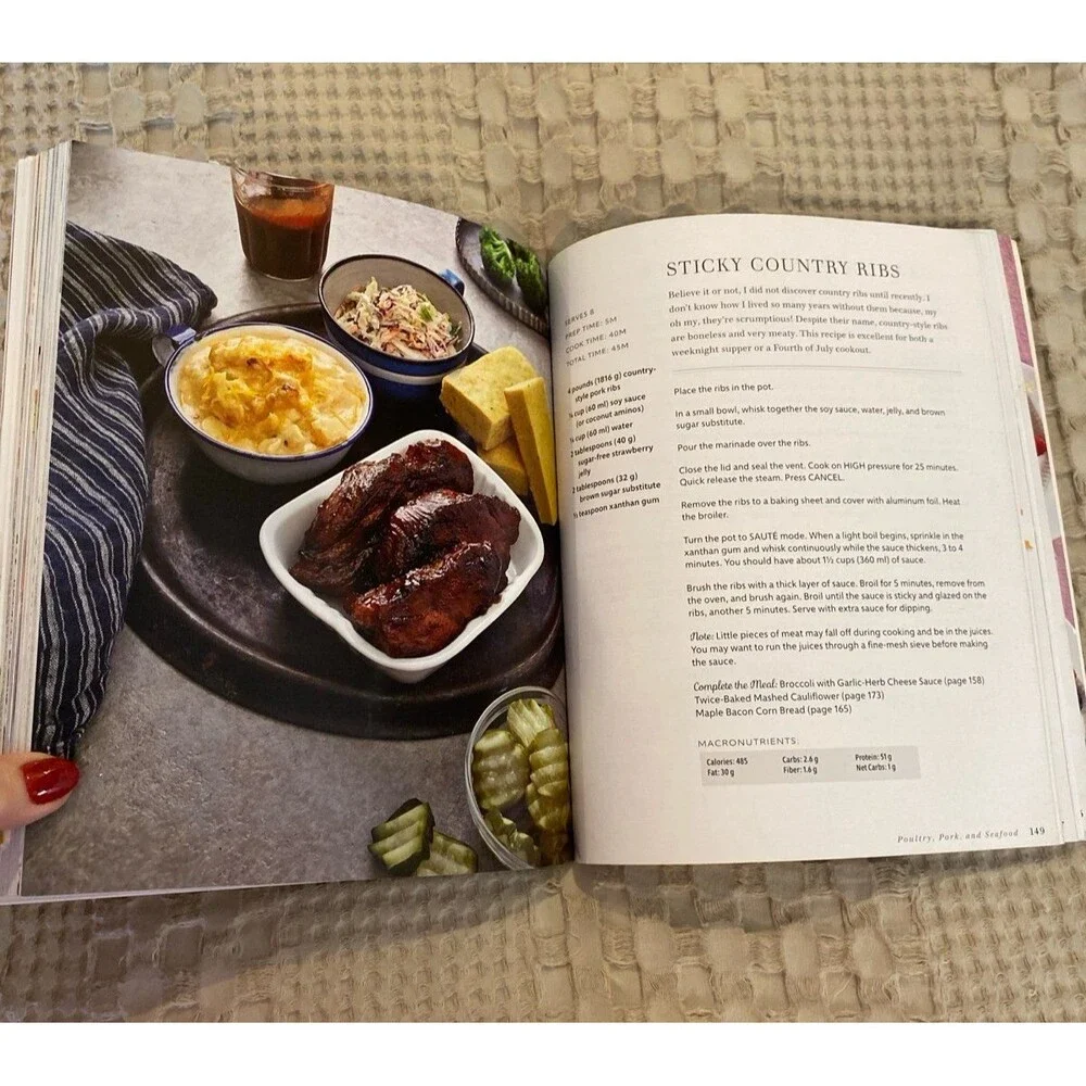 The Essential Keto CookBook & Keto Instant Pot Cookbook Recipes Photos‎ Low Carb